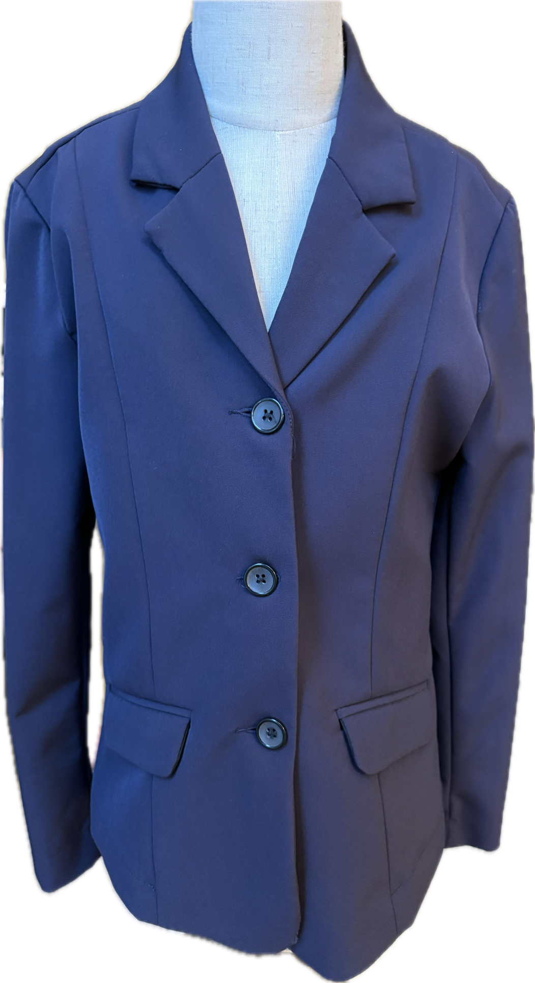 SmartPak Piper Softshell Show Coat - Navy - Child's Large