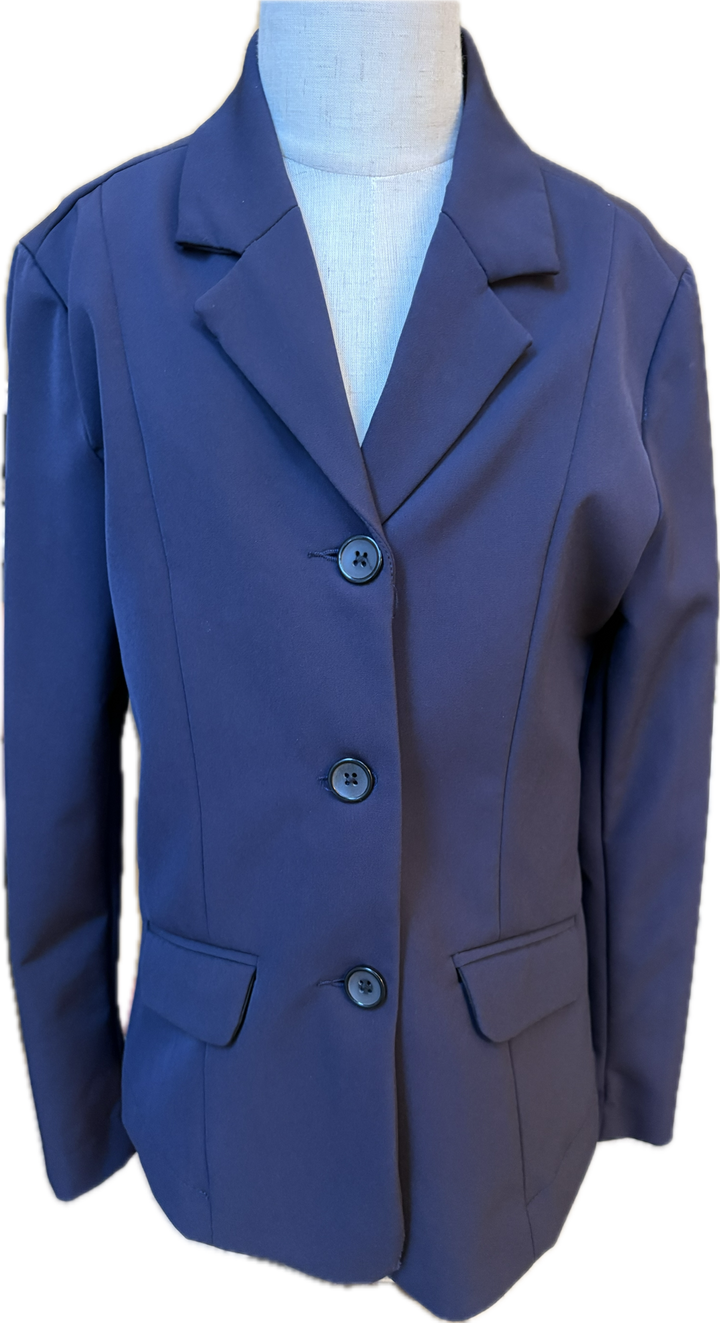 SmartPak Piper Softshell Show Coat - Navy - Child's Large
