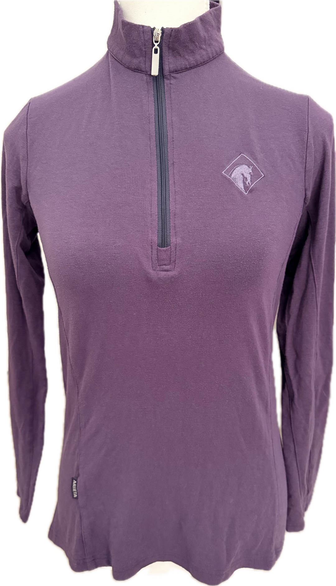 Arista Equestrian Essential Solid Sun Shirt - Purple - Women's S