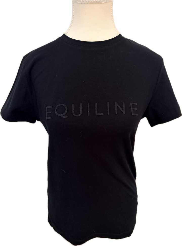 Equiline Logo T-Shirt - Black - Women's L - New!