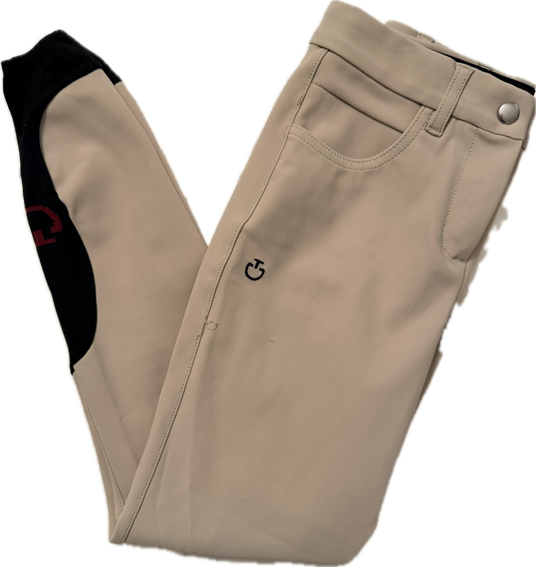 Cavalleria Toscana Knee Grip Breeches - Tan - Child's 12