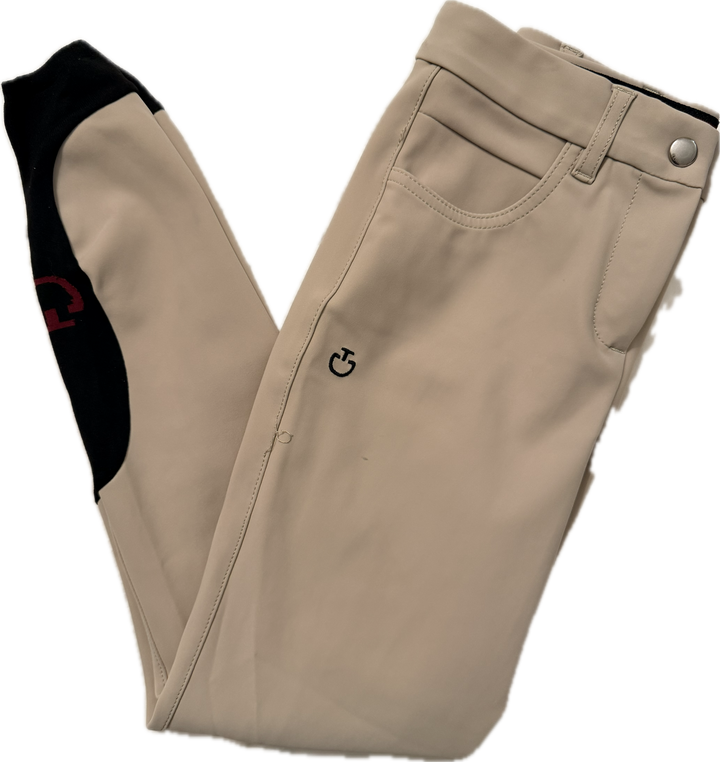 Cavalleria Toscana Knee Grip Breeches - Tan - Child's 12