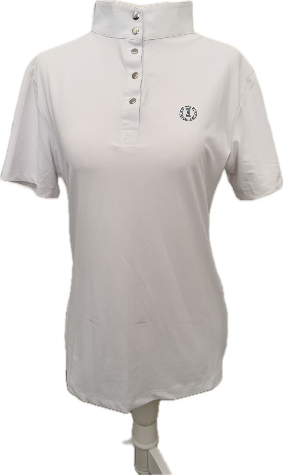 Imperial Riding Short Sleeve Competition Shirt - White - Women's Medium