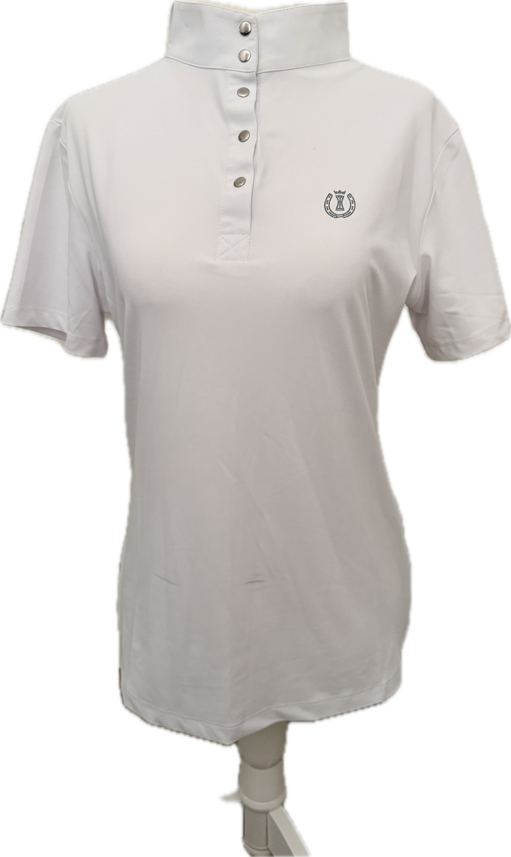 Imperial Riding Short Sleeve Competition Shirt - White - Women's Medium