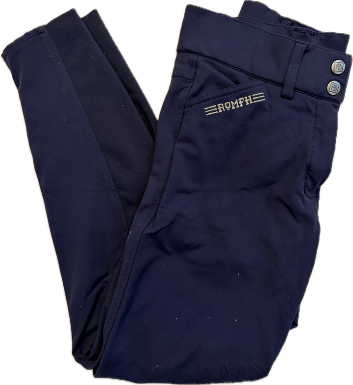 Romfh Sarafina Knee Grip Breeches- Navy - Women's 24R