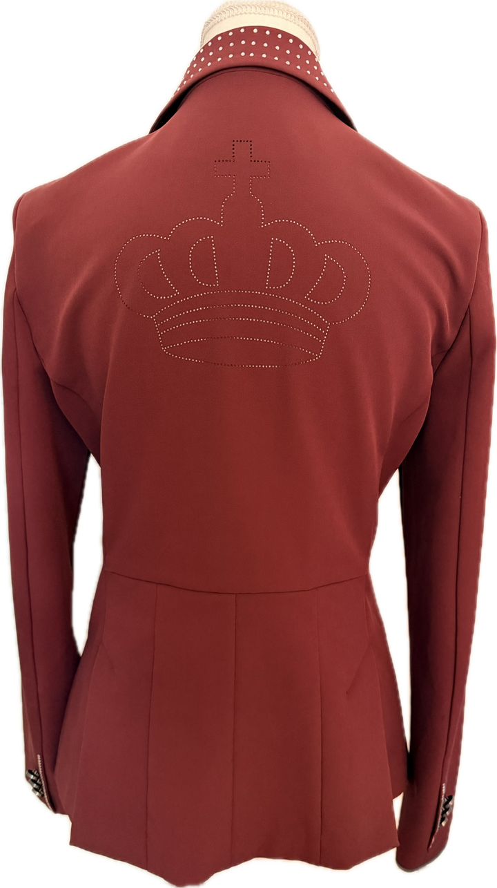 Kingsland Equestrian Show Jacket - Lorraine Softshell Show Jacket- Red Port Royal - Women's EU 38 (US 6)