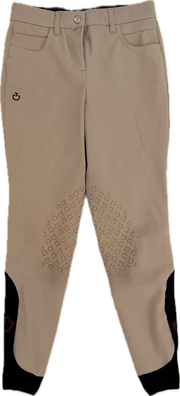 Cavalleria Toscana Knee Grip Breeches - Tan - Child's 12