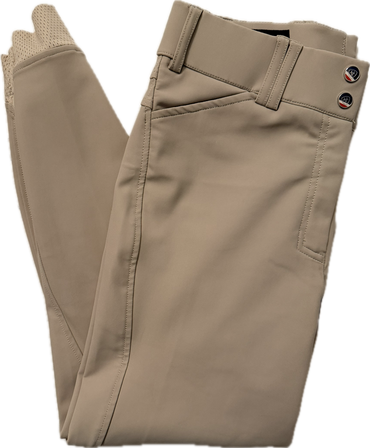 Ariat Pro Series Tri Factor Grip Knee Patch Breech - Tan - Women's 30