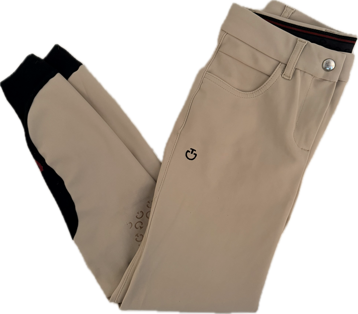 Cavalleria Toscana Knee Grip Breeches - Tan - Child's 12