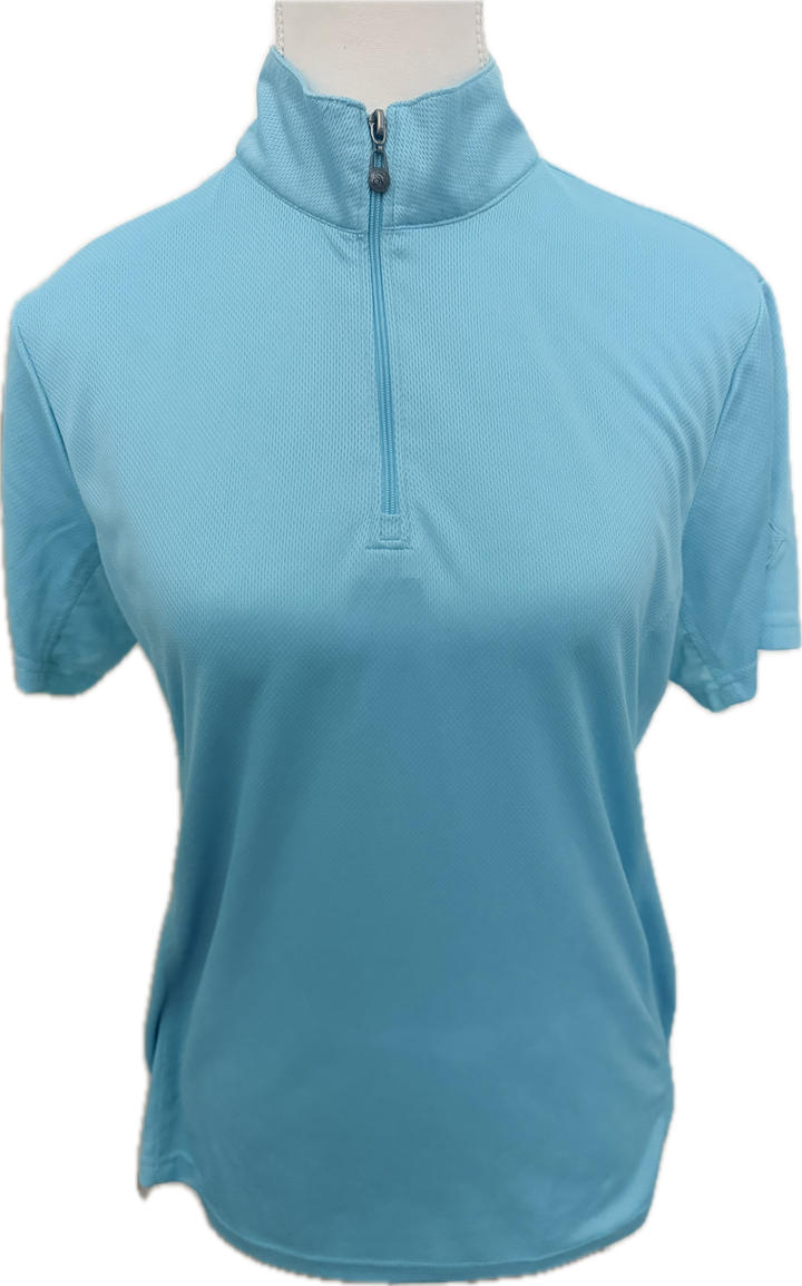 Ovation Sun Shirt Short Sleeve - Light Blue - Women's M