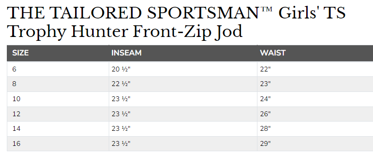 Tailored Sportsman Jodhpur - Girls 10