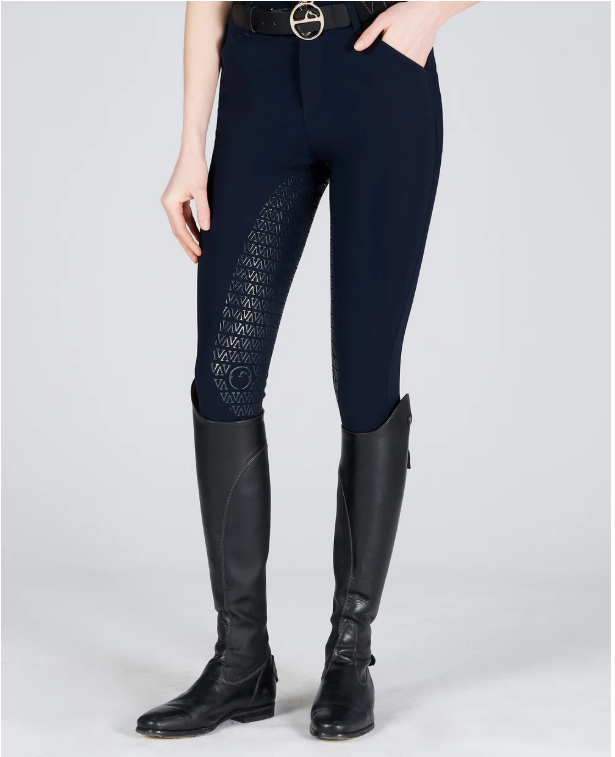 Vestrum Molveno V Full Seat Breeches - Navy - IT 40 (US 4) - New!