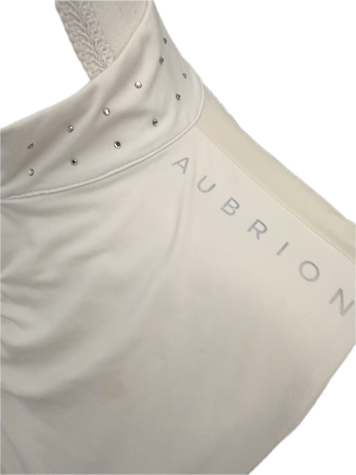 Aubrion Emerald Short Sleeve Show Shirt - White - Women's M