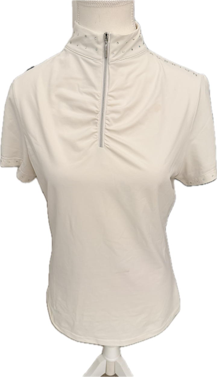 Aubrion Emerald Short Sleeve Show Shirt - White - Women's M