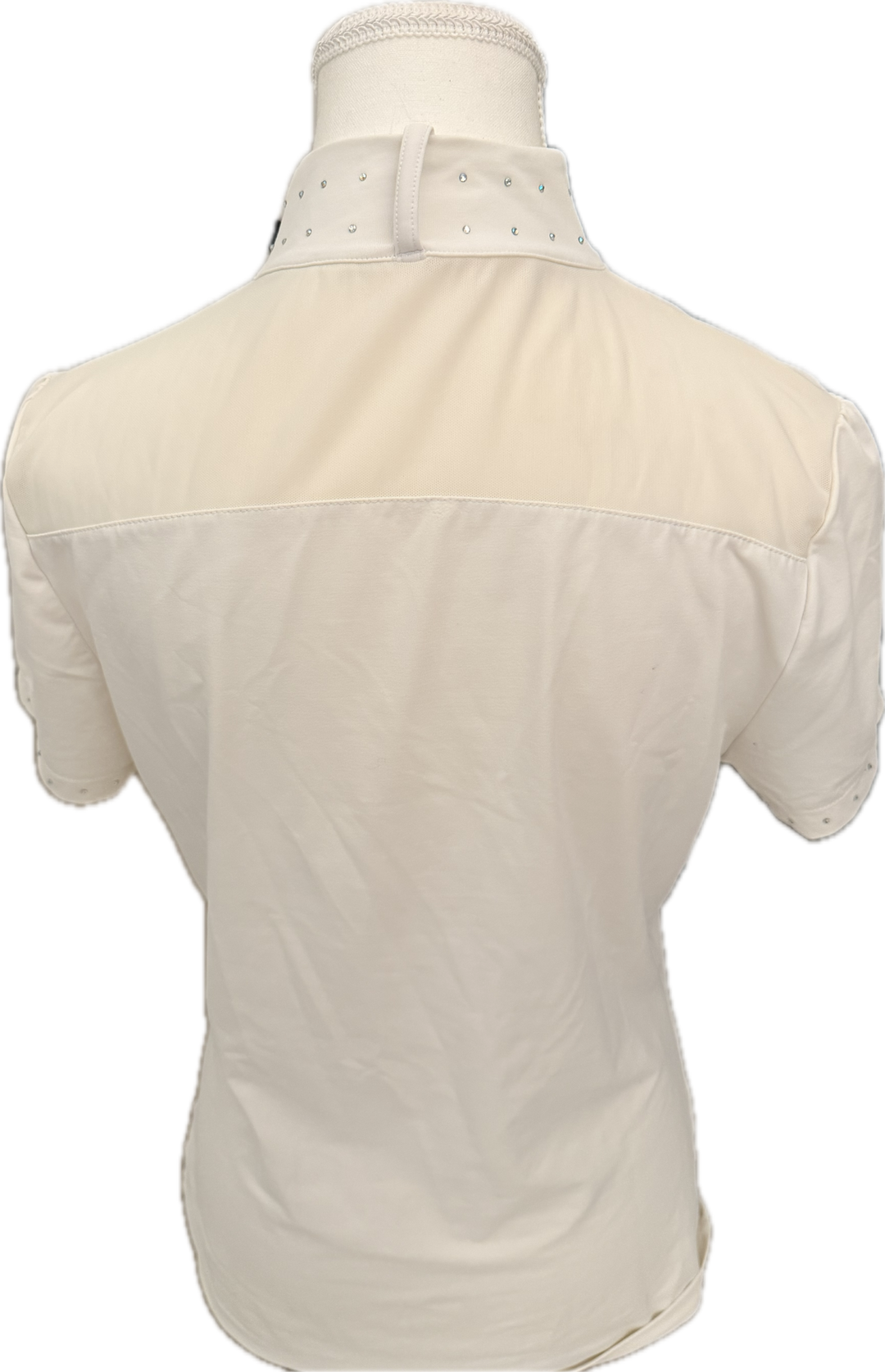 Aubrion Emerald Short Sleeve Show Shirt - White - Women's M