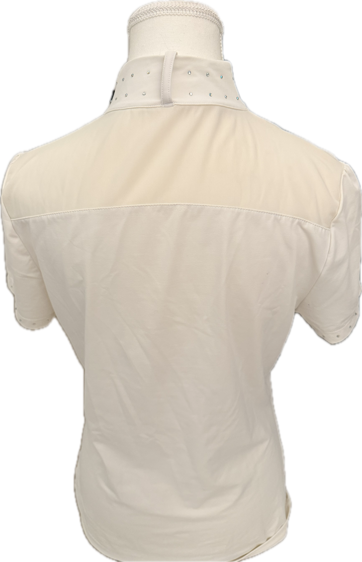 Aubrion Emerald Short Sleeve Show Shirt - White - Women's M