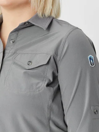 Irideon Aspen Long Sleeve Button Up Trail Shirt - L - New!