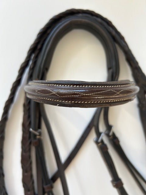 Black Oak Aster Snaffle Bridle