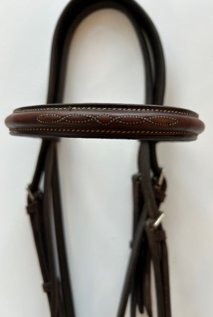 Edgewood Raised Fancy Stitch Bridle - Full