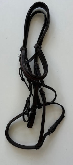 Plain Raised English Bridle by Courbette – Horse