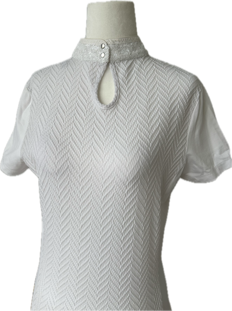 Equiline Competition Shirt with Keyhole Collar - Womens Large