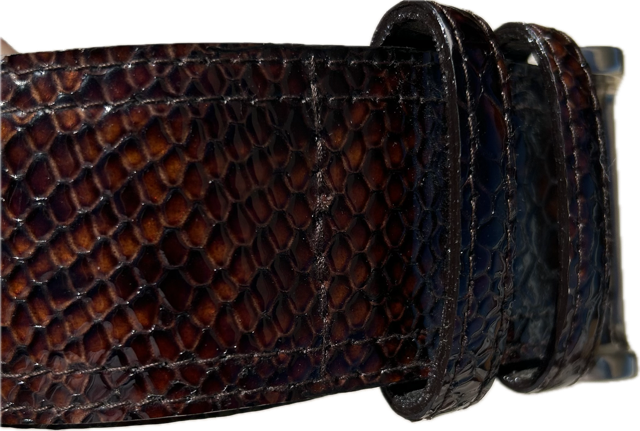 Sandy Duftler Spur Belt Snake Pattern - 32