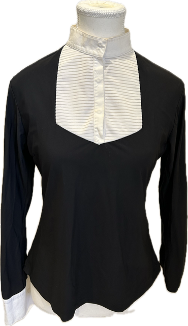 Iago Women’s Black Long Sleeve Show Shirt - Medium