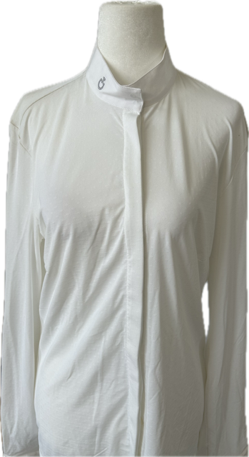 Cavalleria Toscana Swiss Dot LS Show Shirt - XL - New!