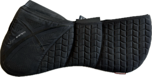 LeMieux X-Grip Silicone Half Pad Black - Large