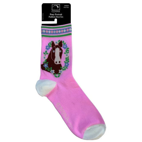 Epona Pony Portrait Paddock Socks - Toddler