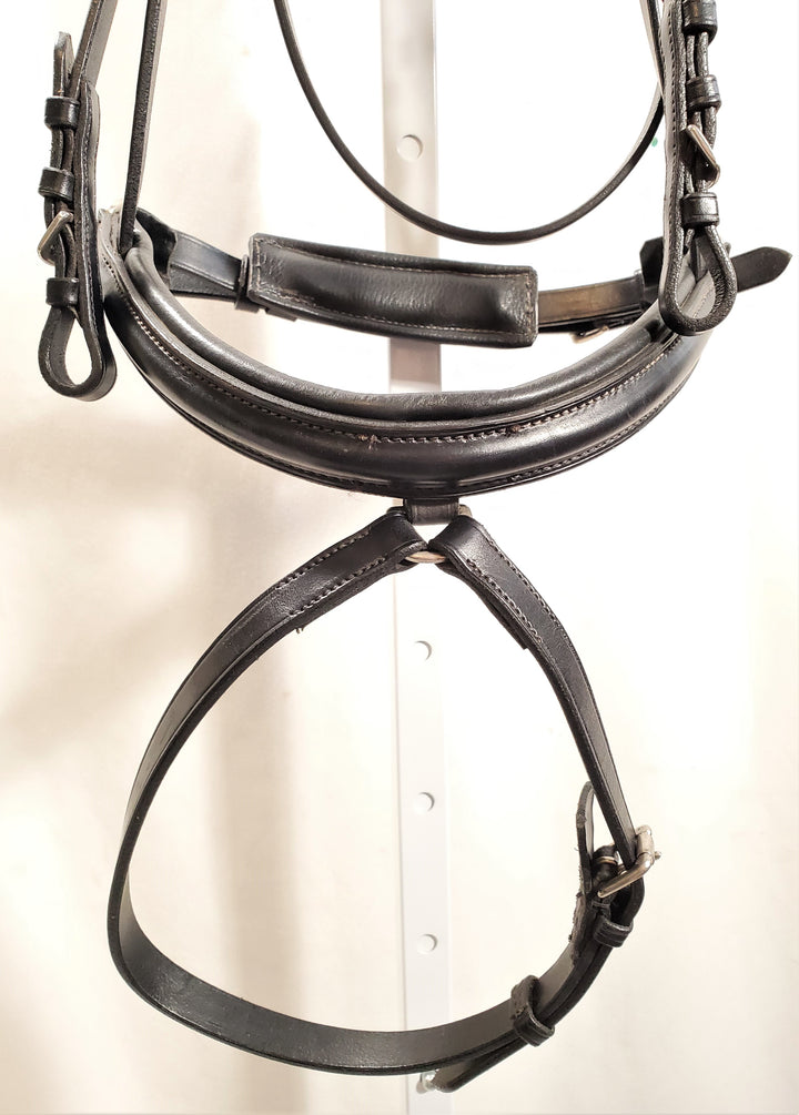 Dressage Bridle with Integrated Flash - X Full - The Show Trunk Shop