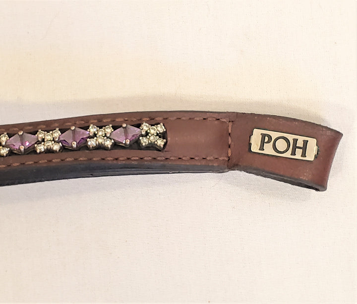 People On Horses "Ice" Browband - Full