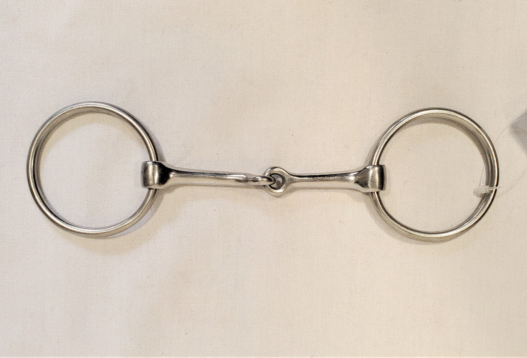 Thin Mouth Snaffle Loose Ring - 4.5"