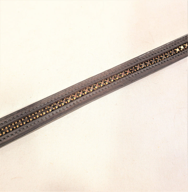 Harwich Crystal Browband By SmartPak - Brown