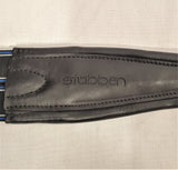 Stubben Leather Overlay Girth with Double Elastic - 125/48"
