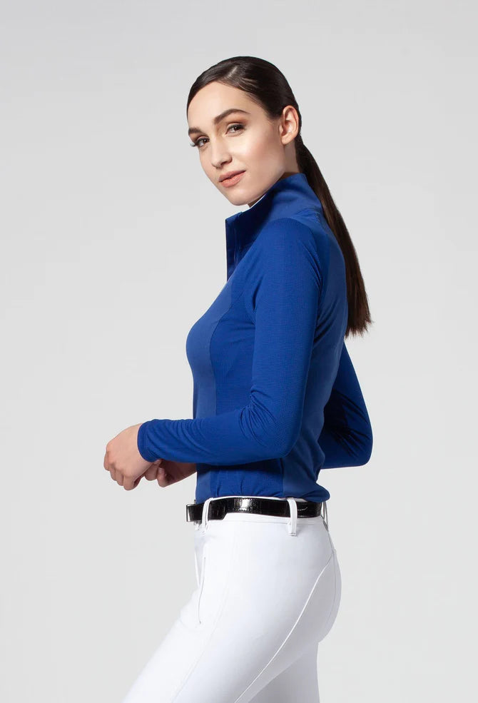 Noel Asmar Natasha 1/4 Zip Long Sleeve Shirt - S - New!