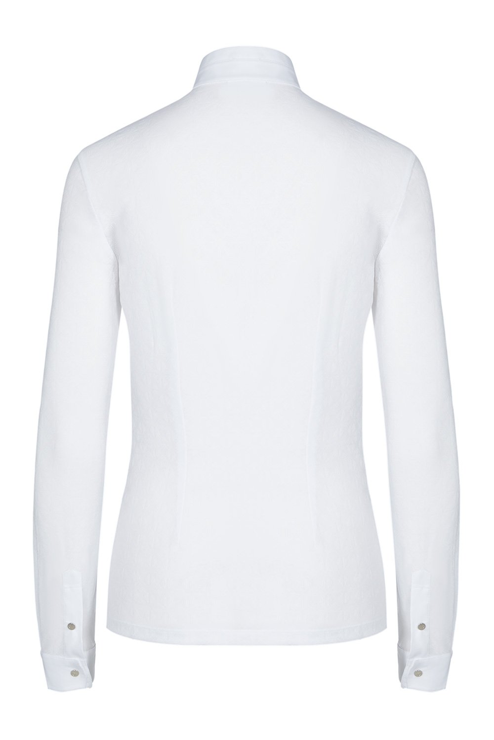 Cavalleria Toscana Transparent Jersey Elegant Competition Long Sleeve Shirt - New!