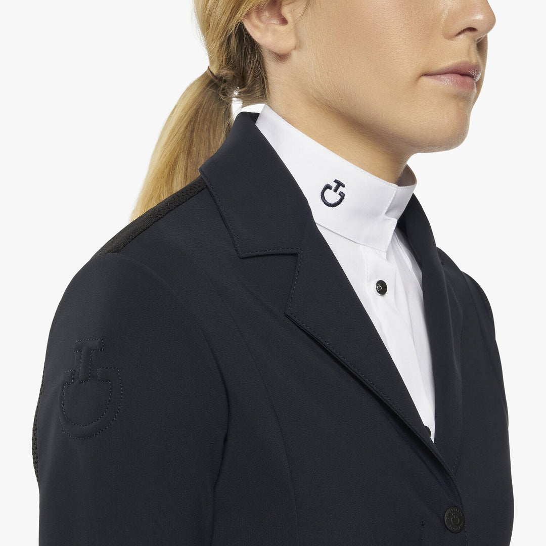 Cavalleria Toscana Girl's Tech Knit Button Riding Jacket - Size 10 - New!