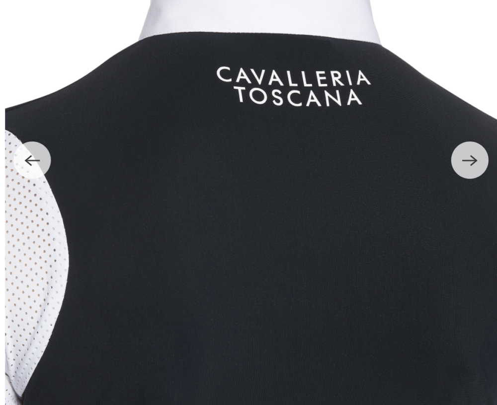 Cavalleria Toscana Girl's Jersey w/Perforated Insert Sleeve L/S Shirt - New!